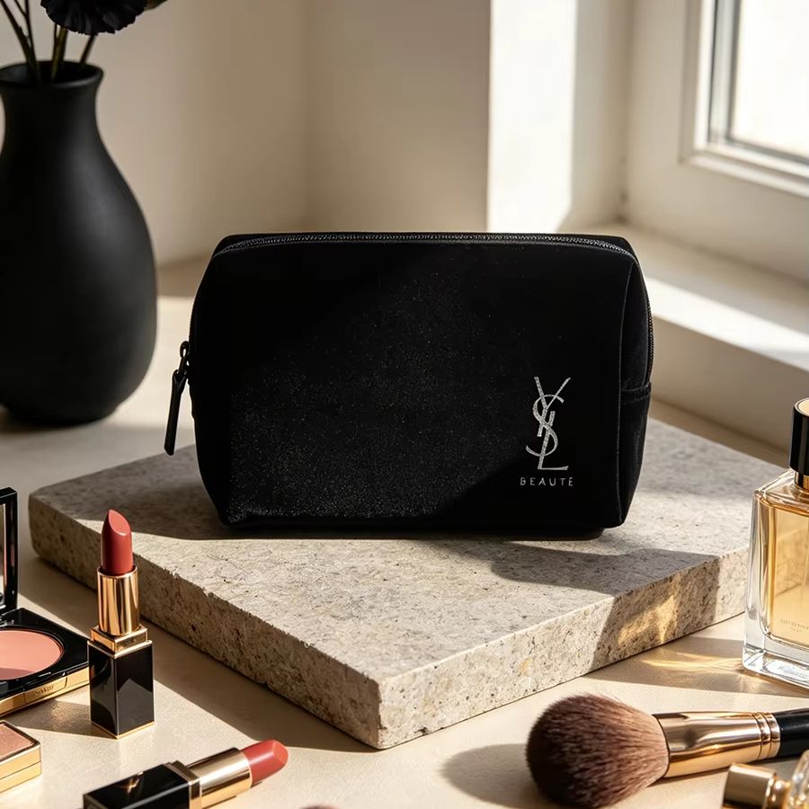Ysl Beauty Makeup - Bolsa de armazenamento de cosméticos preta