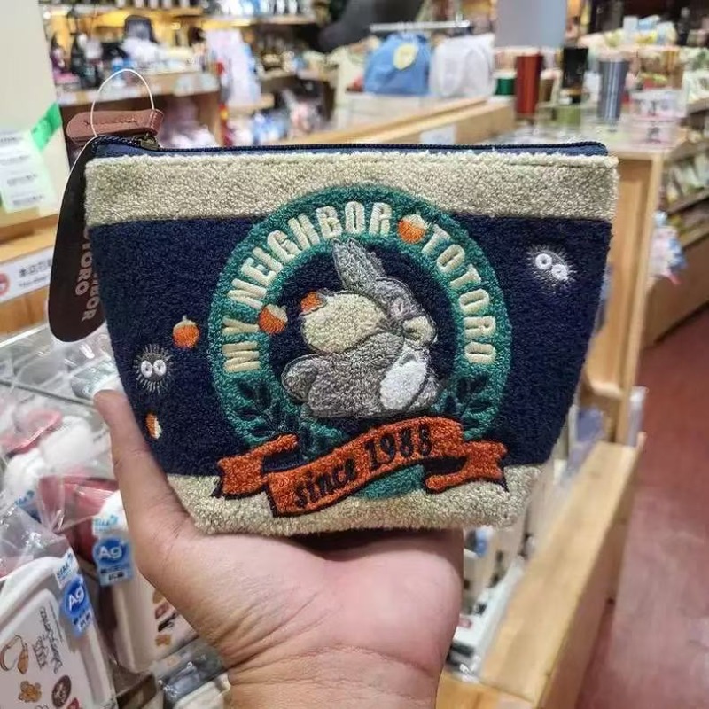 Beauty Y Makeup - Bolsa de Maquiagem de Pelúcia Bordada