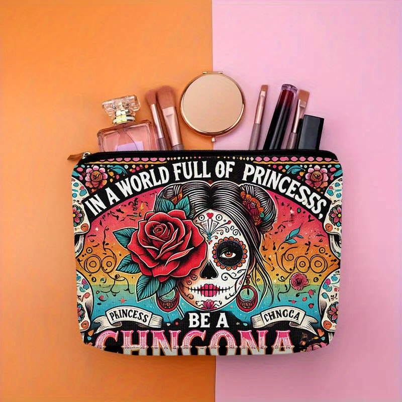 Beauty Makeup Women - Uma bolsa cosmética de flor e