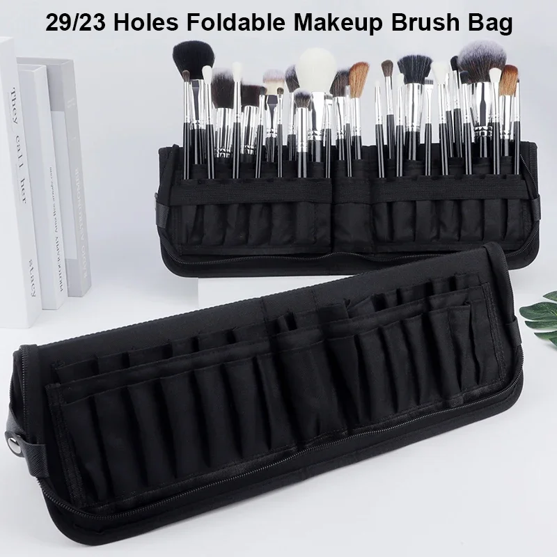 Beauty Makeup Women - Bolsa dobrável para pincéis de maquiagem,