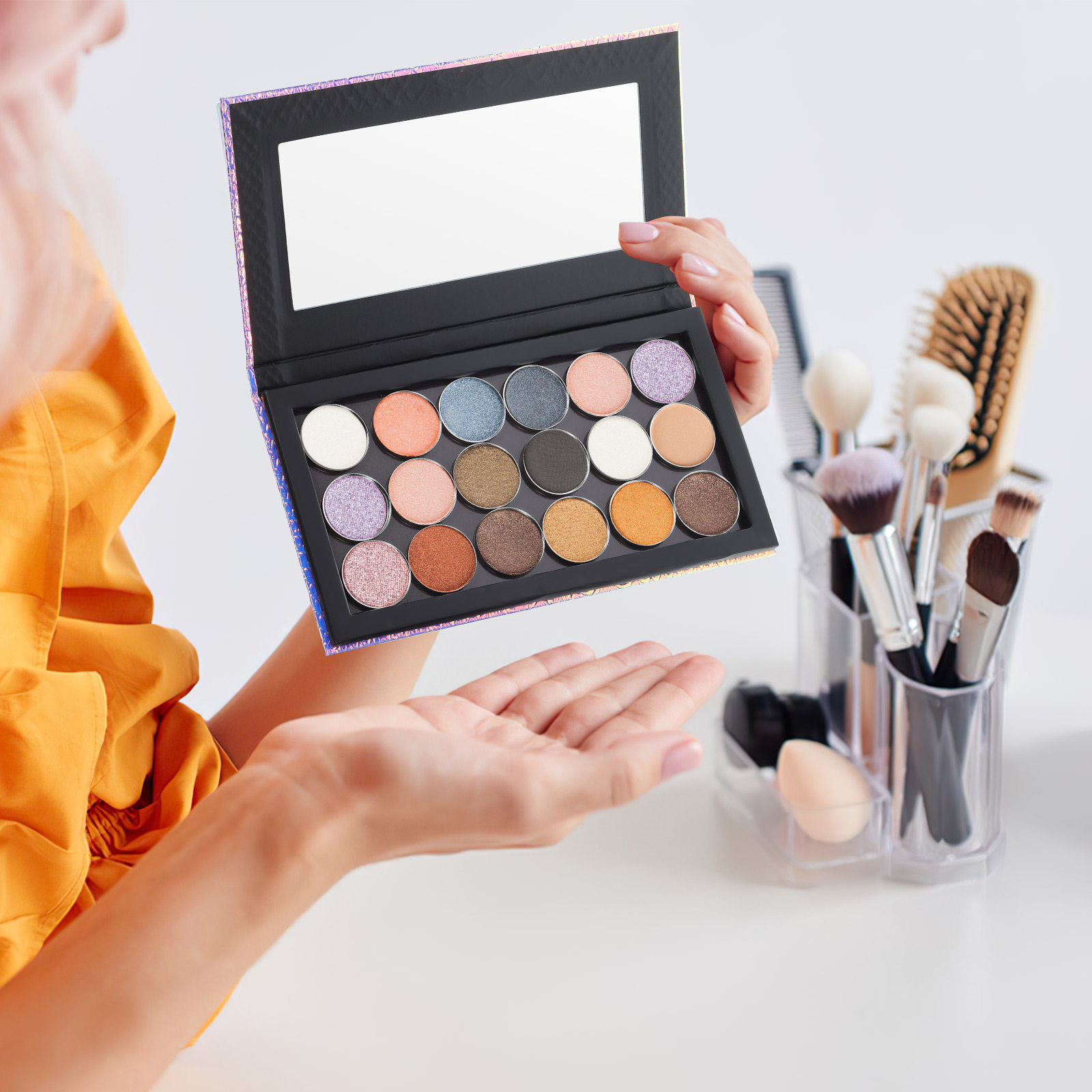 1 Conjunto de Paleta Magnética - Eyeshadow Palette avaliação e preço
