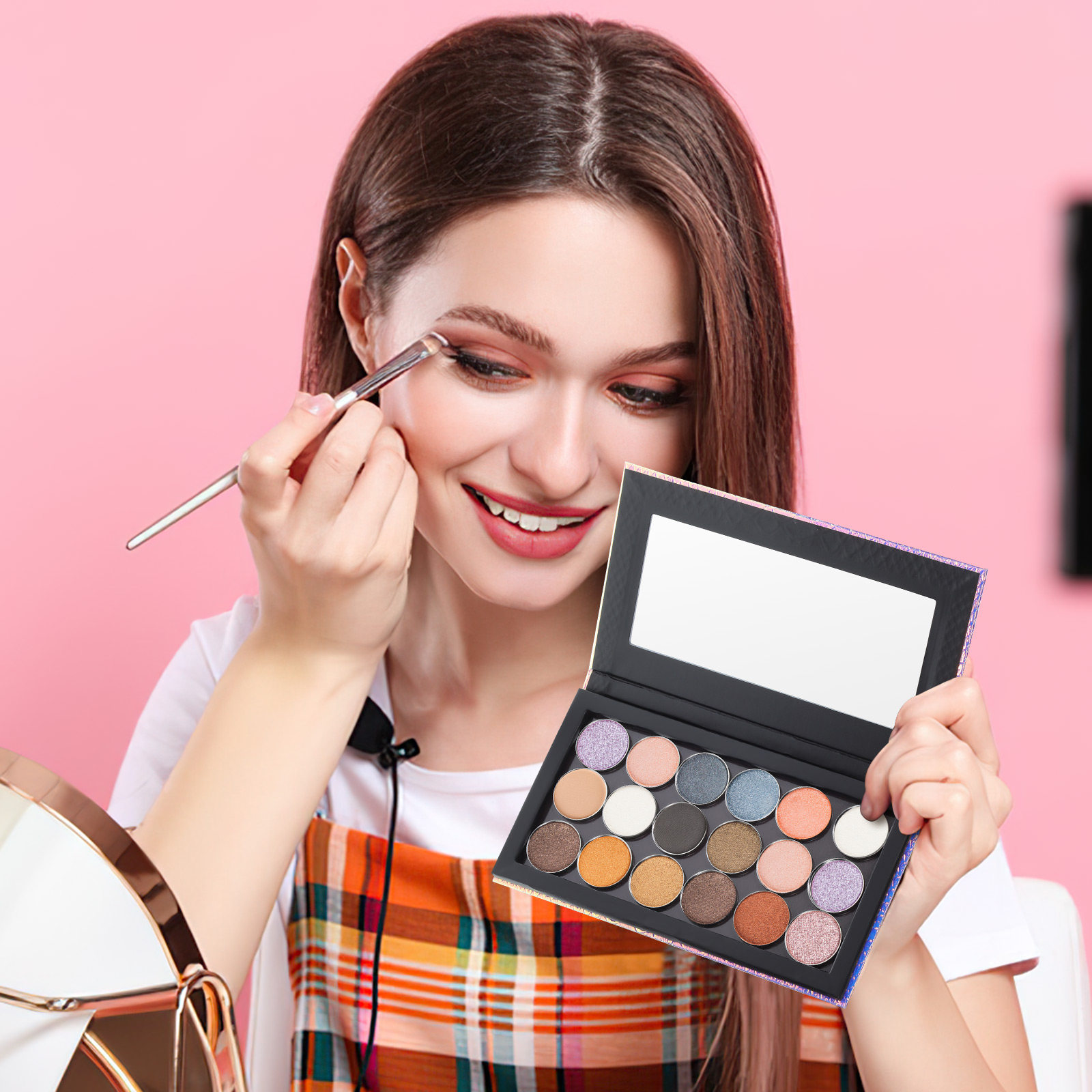 1 Conjunto de Paleta Magnética - Eyeshadow Palette avaliação e preço