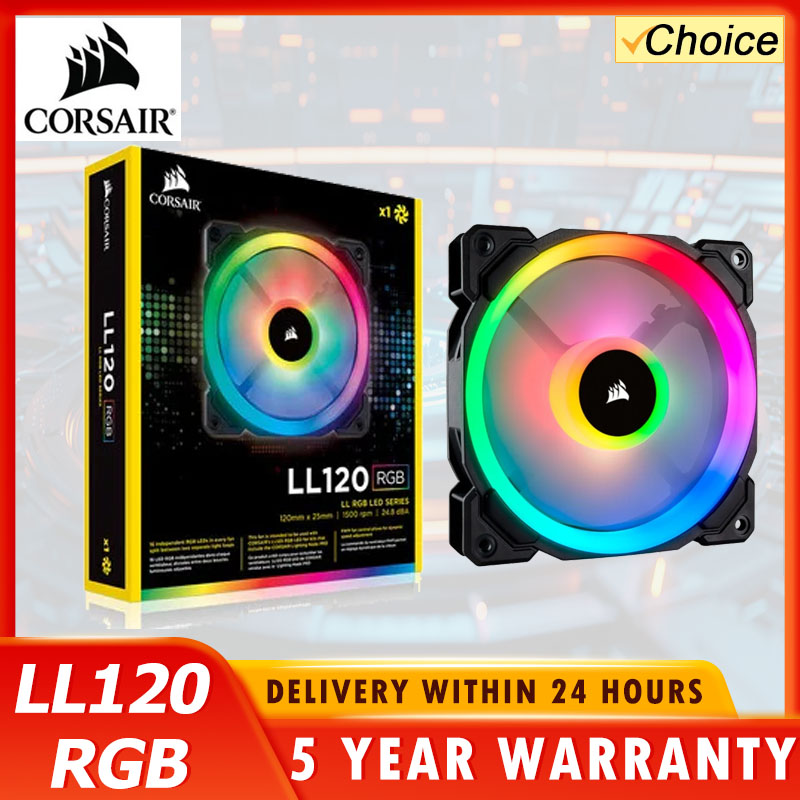 CORSAIR LL120 RGB 120mm Anel d - Led Ring Light avaliação e preço