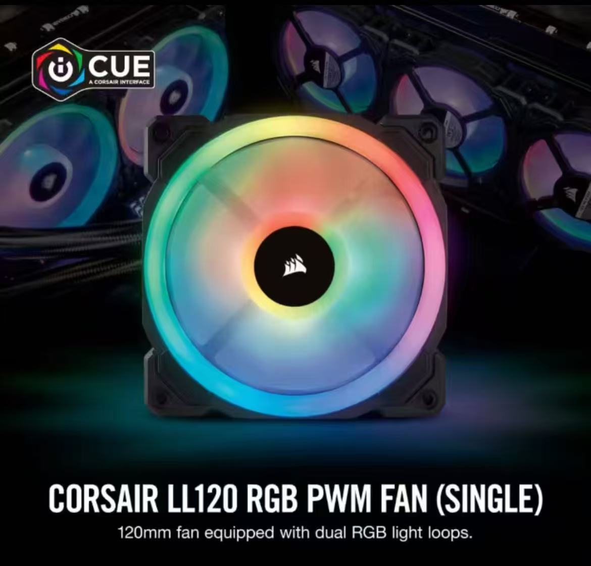 CORSAIR LL120 RGB 120mm Anel d - Led Ring Light avaliação e preço