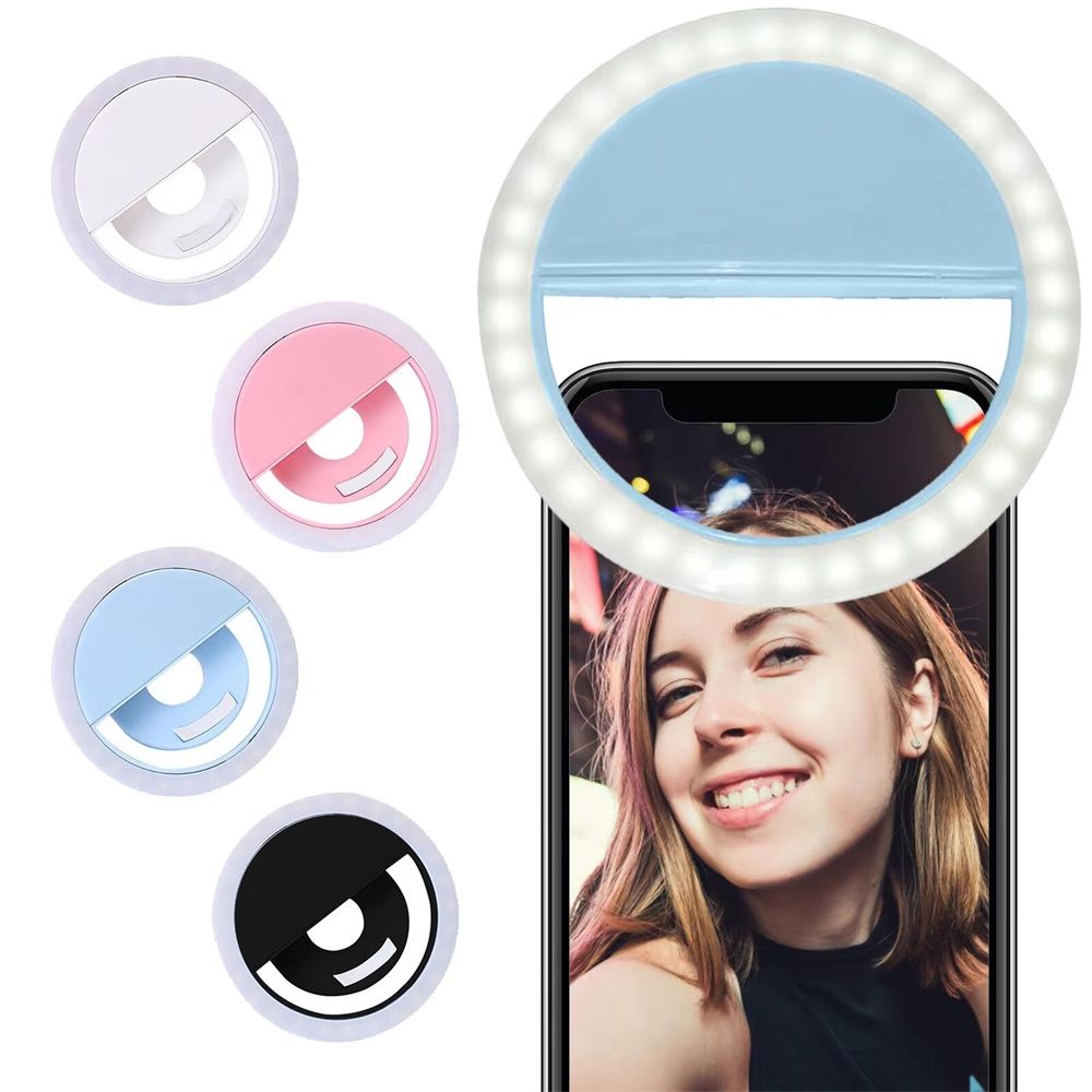 Luz de selfie LED com carregam - Led Ring Light avaliação e preço