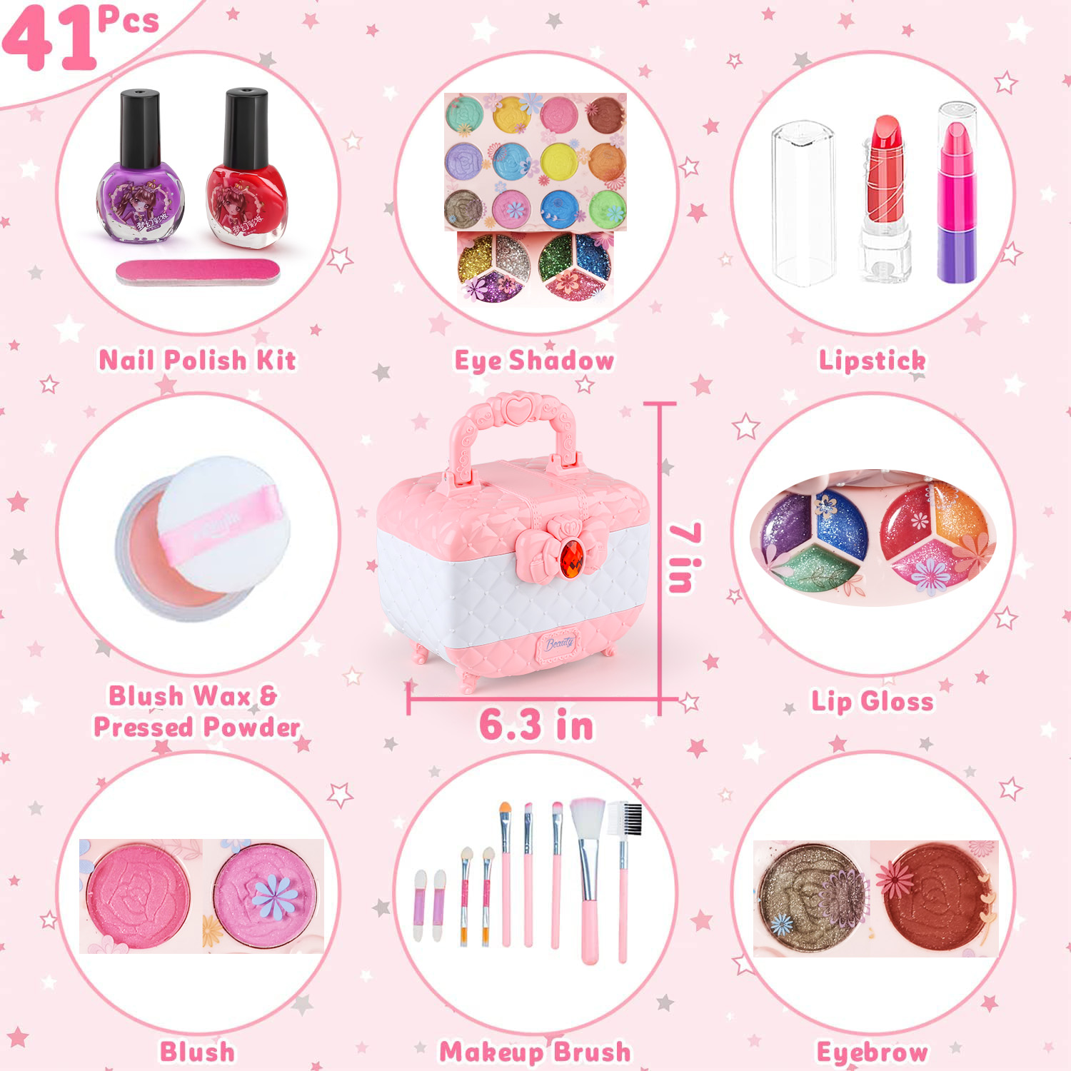 Kit de brinquedo de maquiagem  - Beauty Y Makeup avaliação e preço