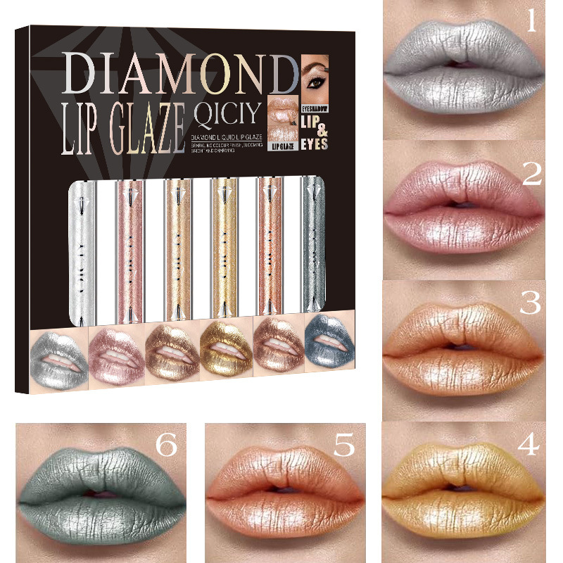 Gloss Labial Cintilante de 6 C - Eyeshadow Glitter Pigment avaliação e preço
