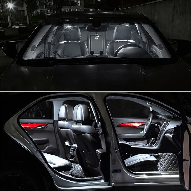 19 pçs canbus led interior map - Beauty Makeup Light avaliação e preço