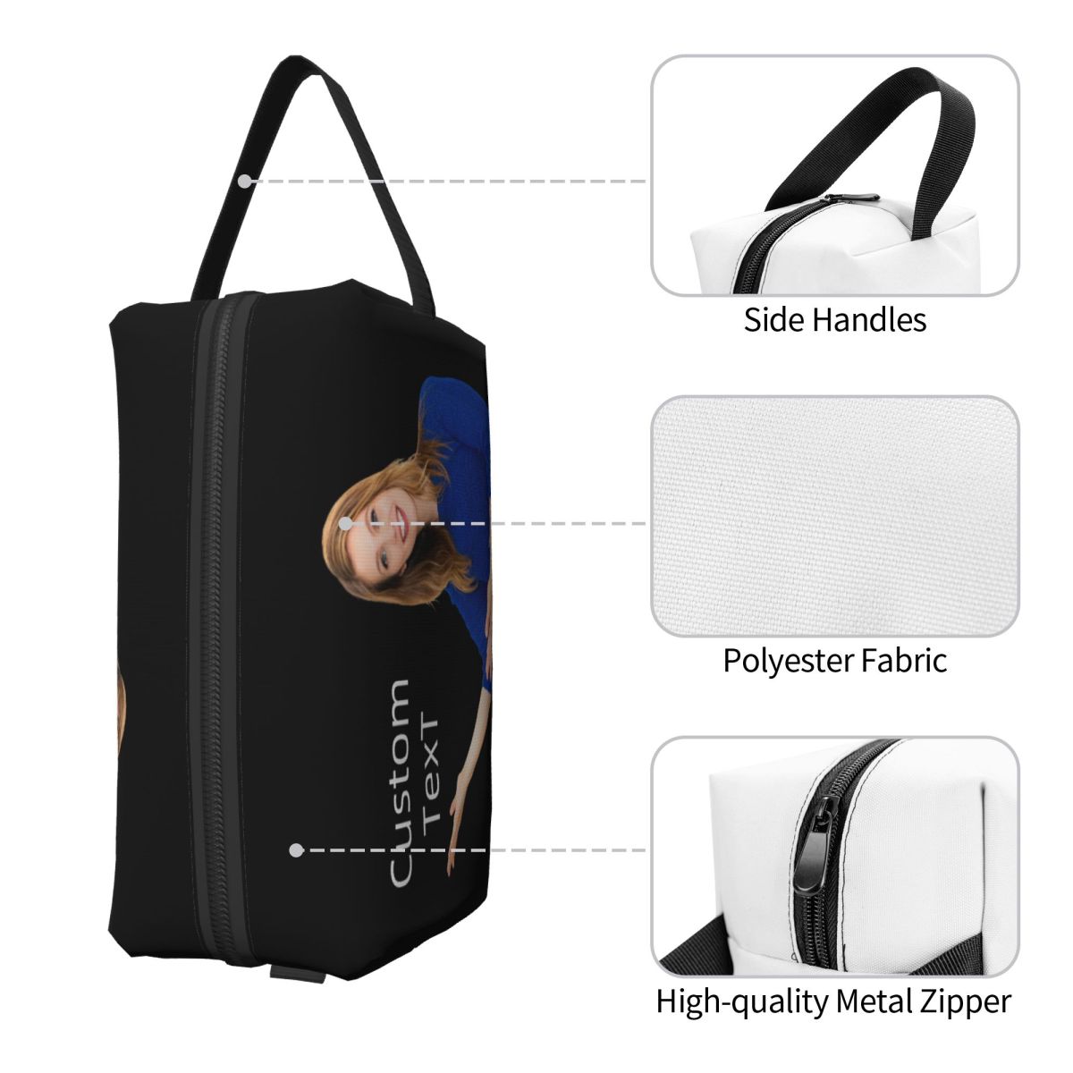 Bolsa de Cosméticos Personaliz - Photo Beauty Makeup avaliação e preço