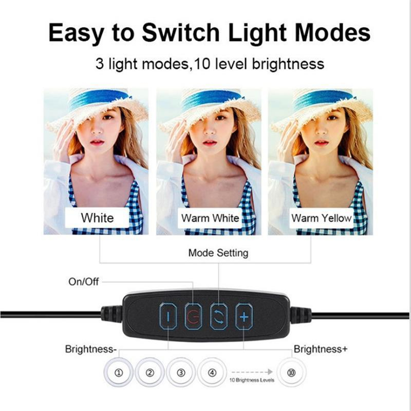 Anel de luz led regulável, pro - Led Ring Light avaliação e preço