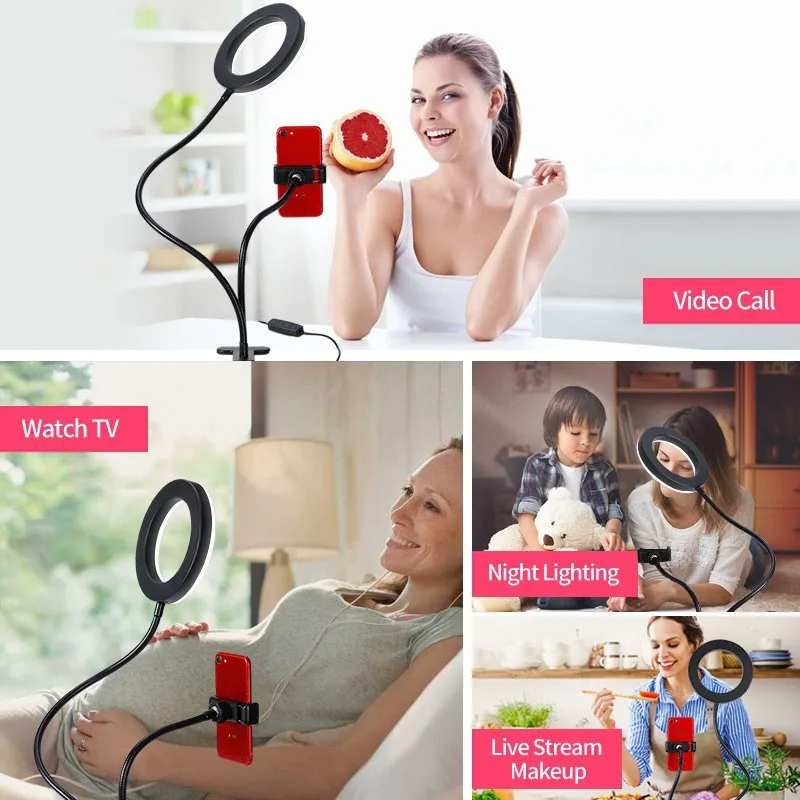 Luzes duplas led anel de luz d - Led Ring Light avaliação e preço