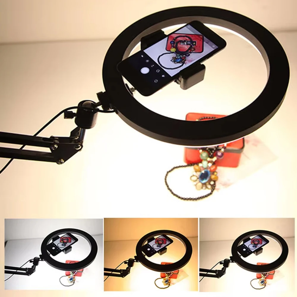Belo tripé aéreo com anel de l - Led Ring Light avaliação e preço