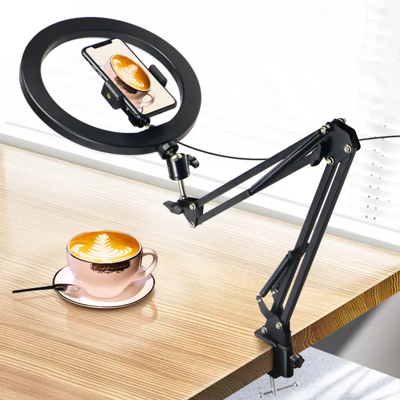 Belo tripé aéreo com anel de l - Led Ring Light avaliação e preço