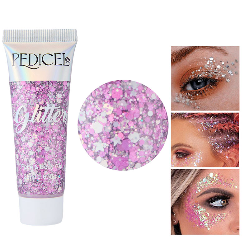 Gel Cremoso de Glitter Facial, - Eyeshadow Glitter Pigment avaliação e preço