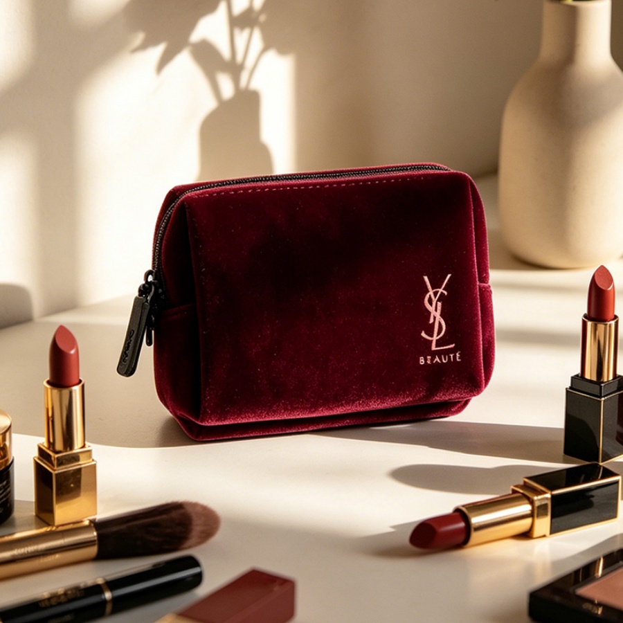Bolsa de cosméticos quadrada p - Ysl Beauty Makeup avaliação e preço