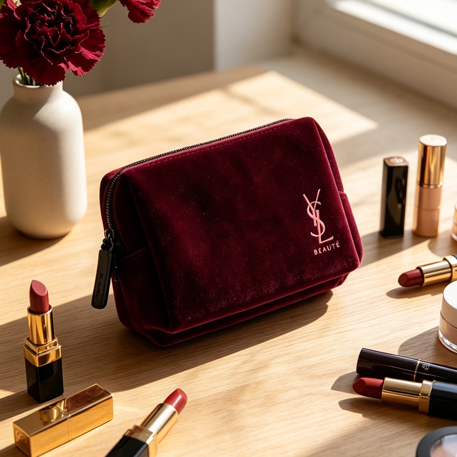 Bolsa de cosméticos quadrada p - Ysl Beauty Makeup avaliação e preço