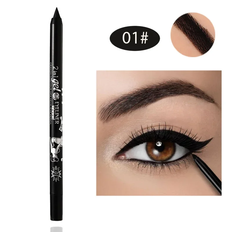 Delineador fosco 2 em 1, lápis - Eyeshadow Glitter Pigment avaliação e preço