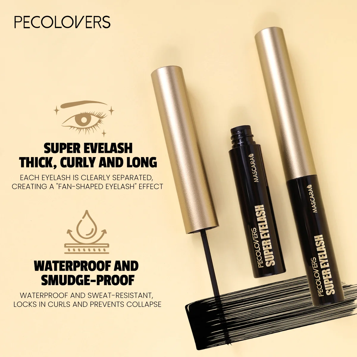 Rímel preto 3d de secagem rápi - Beauty Makeup Korean avaliação e preço
