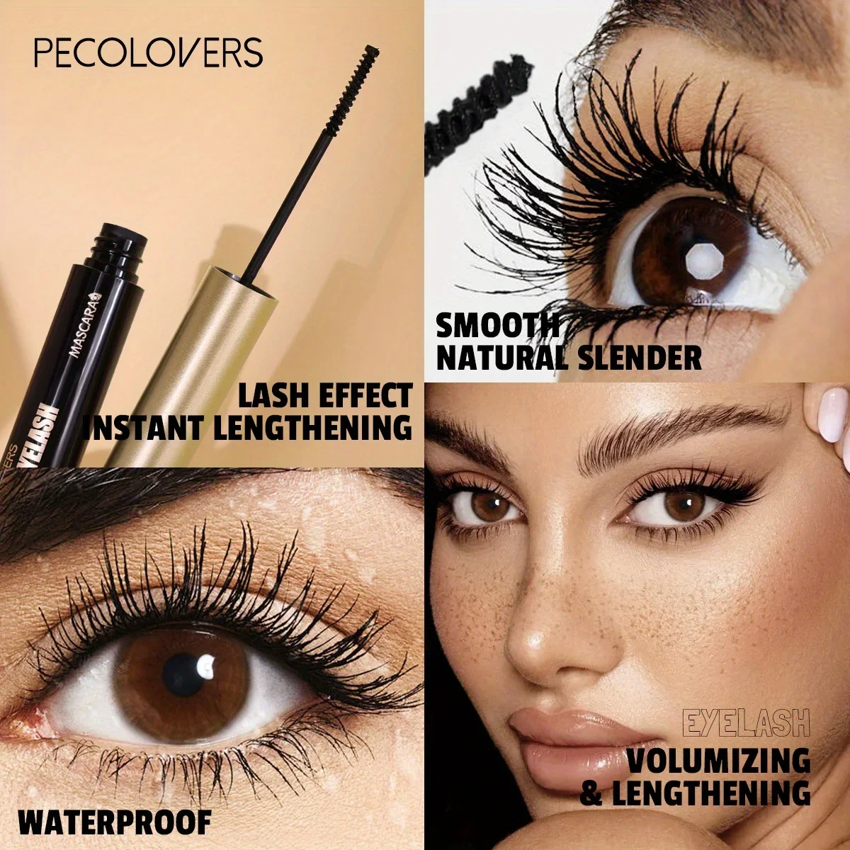 Rímel preto 3d de secagem rápi - Beauty Makeup Korean avaliação e preço
